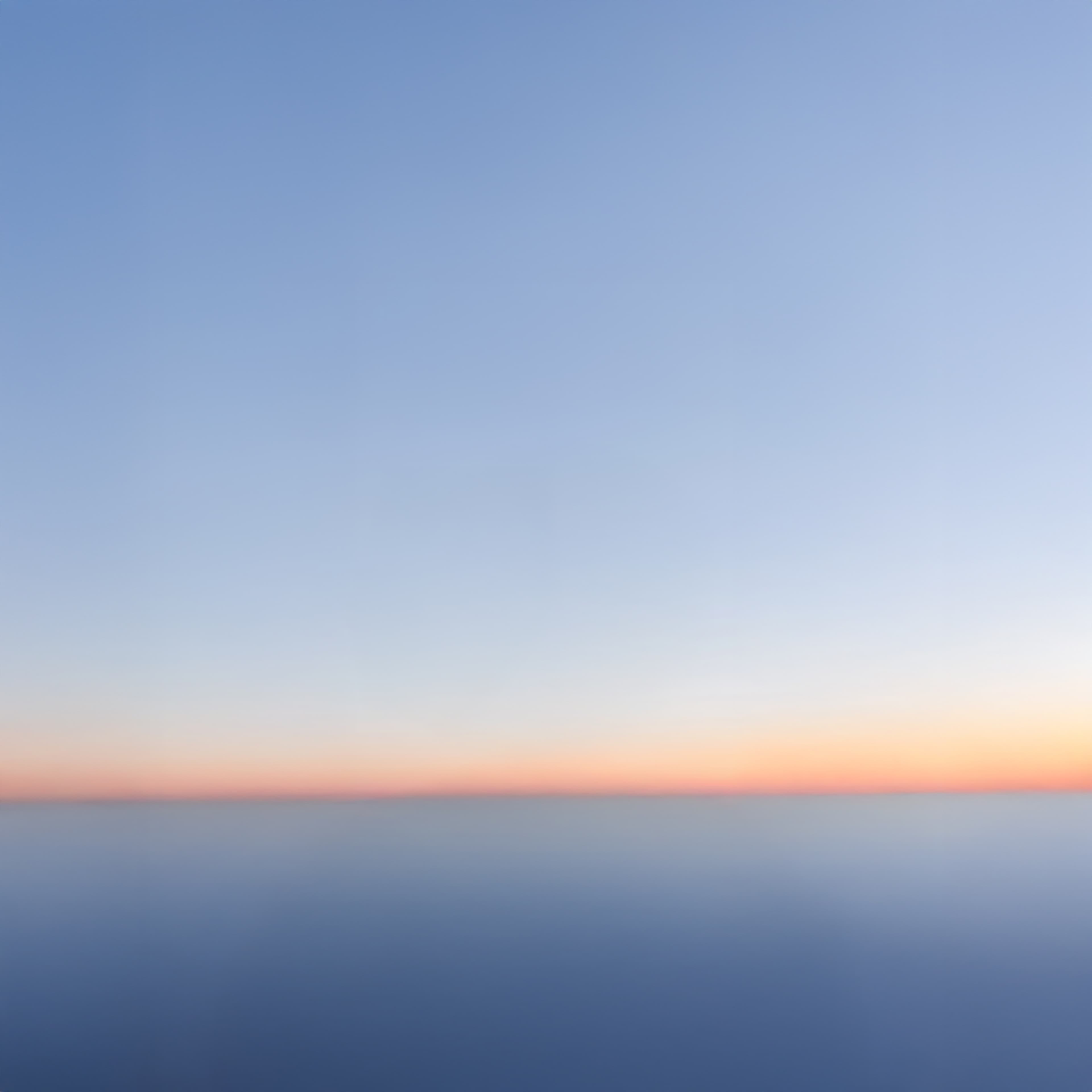 Ein Farbverlauf von hellblau nach hellorange